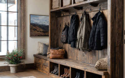 Mudroom and Entry Storage Ideas for Montana Winters